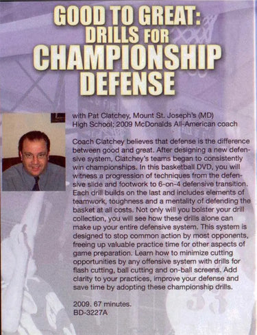 (Rental)-Drills For Championship Defense Pat Clatchey